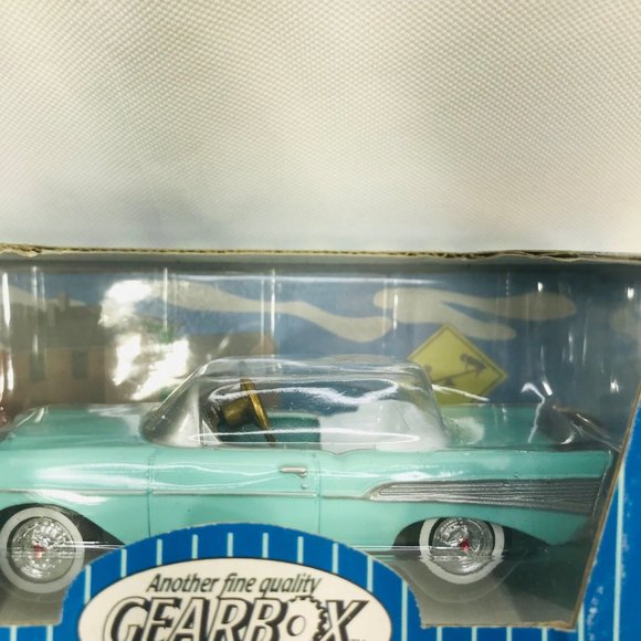 Gearbox 1997 Vintage 1957 Chevy Bel Air Convertible Serial #04290 Pedal Car New - Picture 3 of 10